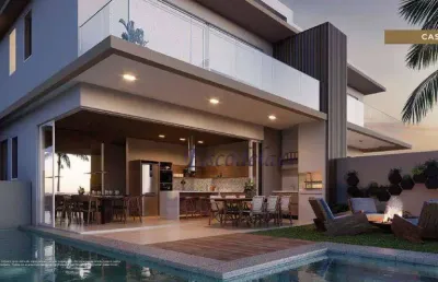 Casa com 4 dormitórios à venda, 400 m² por r$ 5.500.000,00 - riviera de são lourenço - bertioga/sp