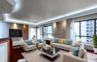Apartamento com 3 dormitórios à venda, 245 m² por r$ 5.800.000,00 - ibirapuera - são paulo/sp