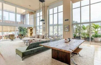 Apartamento triplex com 4 dormitórios à venda, 820 m² por r$ 46.000.000,00 - jardim paulista - são paulo/sp