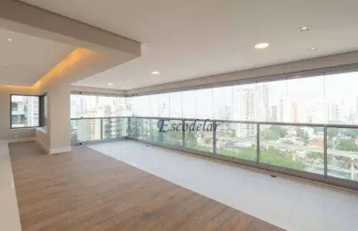 Apartamento com 3 dormitórios à venda, 192 m² por r$ 3.800.000,00 - campo belo - são paulo/sp