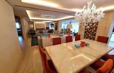 Apartamento com 4 dormitórios à venda, 375 m² por r$ 8.900.000,00 - campo belo - são paulo/sp