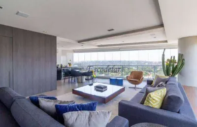 Apartamento com 3 dormitórios à venda, 219 m² por r$ 3.500.000,00 - campo belo - são paulo/sp