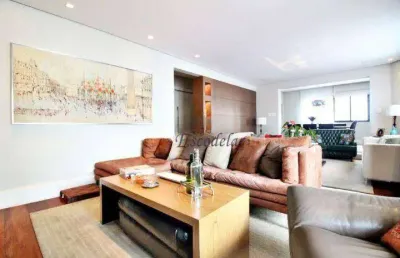 Apartamento para alugar, 212 m² por r$ 22.950,01/mês - moema índios - são paulo/sp