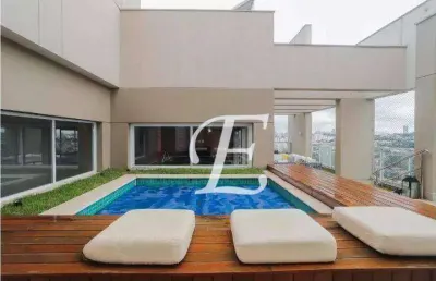 Cobertura com 3 dormitórios à venda, 311 m² por r$ 6.000.000,00 - vila anastácio - são paulo/sp