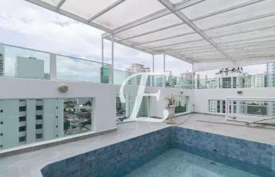 Cobertura com 3 dormitórios para alugar, 197 m² por r$ 16.400,00/mês - campo belo - são paulo/sp