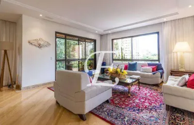 Apartamento com 4 dormitórios para alugar, 275 m² por r$ 24.500,00/mês - campo belo - são paulo/sp