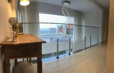 Cobertura com 5 quartos,4 vagas, à venda, 355 m² ,- moema - perto metro moema