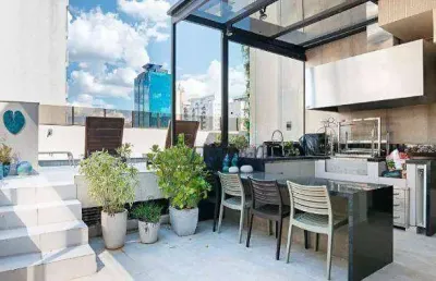 Cobertura com 4 dormitórios à venda, 530 m² por r$ 9.980.000,00 - moema - são paulo/sp