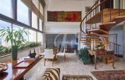 Apartamento duplex à venda com 452m², 4 suites, 5 banheiros e 6 vagas - alto de pinheiros