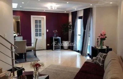 Cobertura com 4 dormitórios à venda, 255 m² por r$ 1.800.000,00 - parada inglesa - são paulo/sp