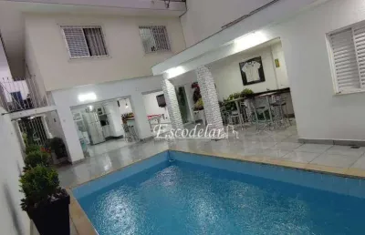 Sobrado com piscina, área gourmet, 3 dormitórios sendo 1 suíte e 4 vagas à venda, 210 m² por r$ 1.150.000 - imirim - são paulo/sp