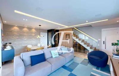 Cobertura com 4 quartos, 3 suítes, 4 vagas à venda, 236 m² por r$ 4.250.000 - perdizes - são paulo/sp