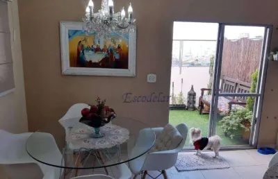 Cobertura à venda, 110 m² por r$ 630.000,00 - parque novo mundo - são paulo/sp