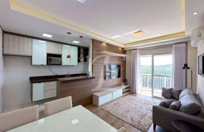Apartamento exclusivo no edifício hit alphaville – 1 suíte, vista livre e mobiliado