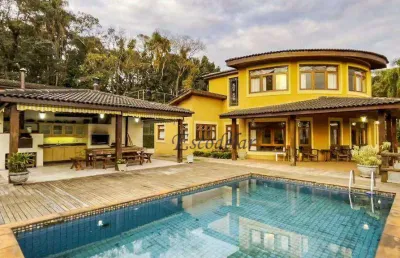 Casa com 4 dormitórios à venda, 850 m² por r$ 3.000.000,00 - serra da cantareira - mairiporã/sp