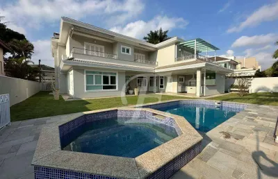 Casa com 5 dormitórios para alugar, 640 m² por r$ 43.534,17/mês - alphaville industrial - barueri/sp