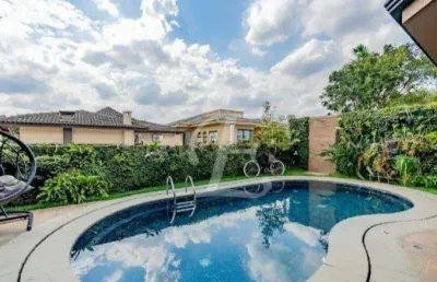 Casa semi mobiliada com 3 dormitórios à venda, 280 m² por r$ 3.500.000 - residencial seis (alphaville) - santana de parnaíba/sp