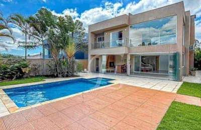 Casa com 3 suítes master com closet para alugar, 338 m² por r$ 23.000/mês - tamboré - santana de parnaíba/sp