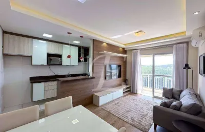 Apartamento exclusivo no edifício hit alphaville – 1 suíte, vista livre e mobiliado