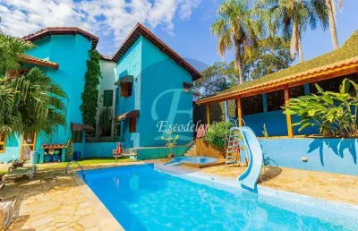 Extraordinária casa com 4 dormitórios à venda, 750 m² por r$ 2.550.000 - serra da cantareira - mairiporã/sp