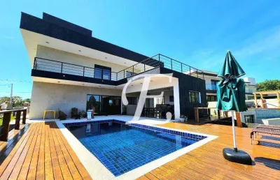 Casa  de alto padrão com 3 dormitórios à venda, 250 m² - serra cantareira - mairiporã/sp