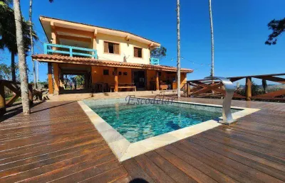 Chácara com 3 dormitórios à venda, 2040 m² por r$ 749.000,00 - peão - piracaia/sp