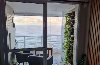 Apartamento à venda em praia grande, canto do forte, com 2 quartos, 70m²