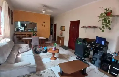 Casa à venda em praia grande, maracanã, com 2 quartos, 135m²