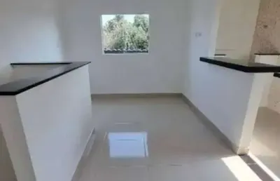 Casa geminada à venda em praia grande, sitio do campo, com 2 quartos, 54m²