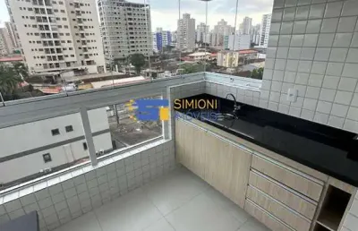 Apartamento à venda em praia grande, tupi, com 1 quarto, 53m²