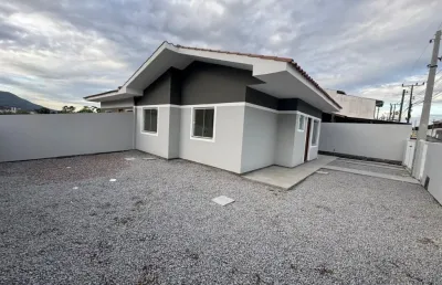 Casa dois dormitórios com uma suíte no bela vista, palhoça