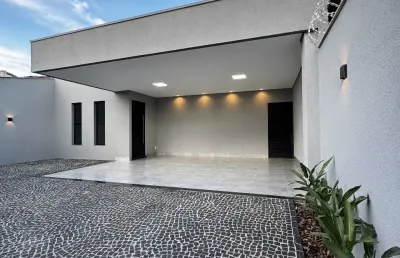 Oportunidade !!! uma belíssima casa, nova , com alto padrão de acabamento, moderna e de muito bom gosto