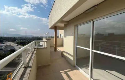 Apartamento duplex com 4 dormitórios para alugar, 146 m² por r$ 5.916/mês - vila oliveira - mogi das cruzes/sp