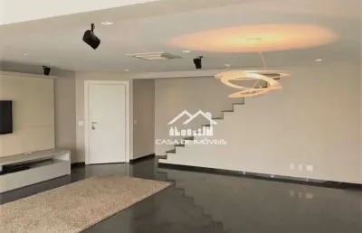 Apartamento duplex de alto padrão com varanda gourmet. 4 suítes. 4 vagas.
