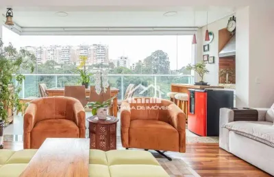 Vende lindíssimo apartamento em condomínio clube no panamby com 129m² e varanda gourmet.