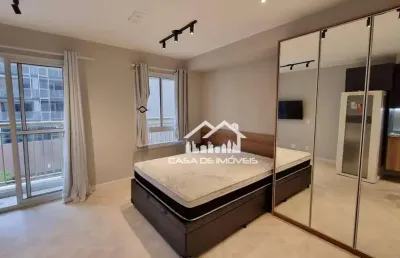 Oportunidade. studio mobiliado, novo, em pinheiros.