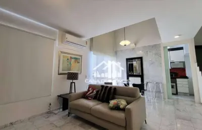 Vende ou aluga apartamento duplex com 83m², 1 suíte e lazer ótimo.