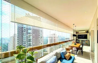 Vende linda cobertura com 4 suítes, piscina e espaço gourmet na vila andrade.