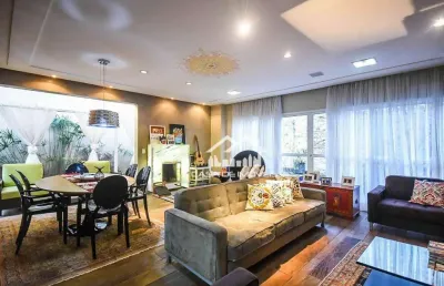Aluga casa em condomínio,  mobiliada, com 224m², 3 dormitórios, piscina e espaço gourmet, em moema