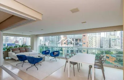 Vende apartamento com 158m², 3 suítes, varanda gourmet e lazer completo, na vila nova conceição.