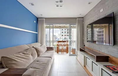 Vende ou aluga apartamento com 99m², 3 dormitórios sendo 1 suíte, 2 vagas e lazer completo, no brooklin