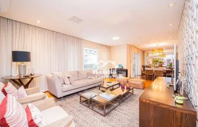 Vende apartamento com 178m², com 4 dormitórios, condomínio clube, 3 vagas, no brooklin