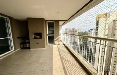 Vende apartamento de 168m², com 3 suítes, 3 vagas, varanda gourmet e depósito, na vila andrade