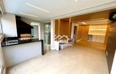 Vende apartamento de 145m², com 4 dormitórios, 2 suítes, 2 vagas, varanda gourmet