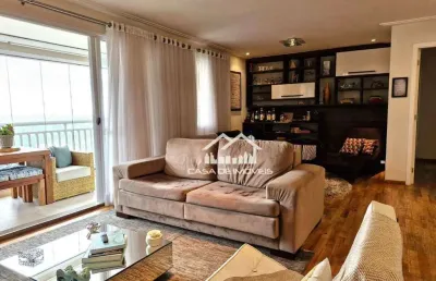 Vende apartamento lindo com 145m², 3 suítes, 1 escritório, 3 vagas e lazer, no morumbi