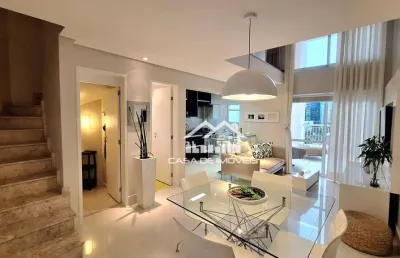 Vende duplex incrível, 100% mobiliado, na vila olímpia.