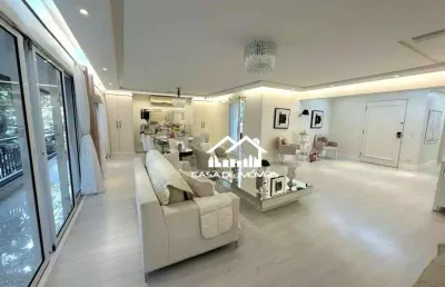 Vende apartamento com 326m², 4 suítes, 6 vagas e lazer, no campo belo.
