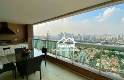 Aluga, cobertura, penthouse, mobiliada, brooklin, 3 dormitórios, 2 suítes, piscina, churrasqueira e lazer completo
