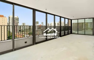 Vende cobertura com 170m² no contra piso, elevador privativo, churrasqueira, lazer completo e 2 suítes no brooklinrooklin