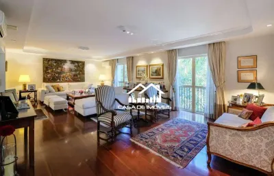Vende apartamento de alto padrão com 411m², 3 suítes, 4 vagas e lazer, no itaim bibi.